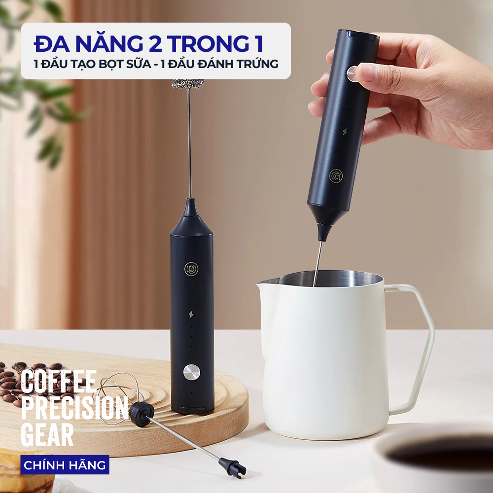 Máy Đánh Bọt Sữa zeroHero - DualWhisk Foamer