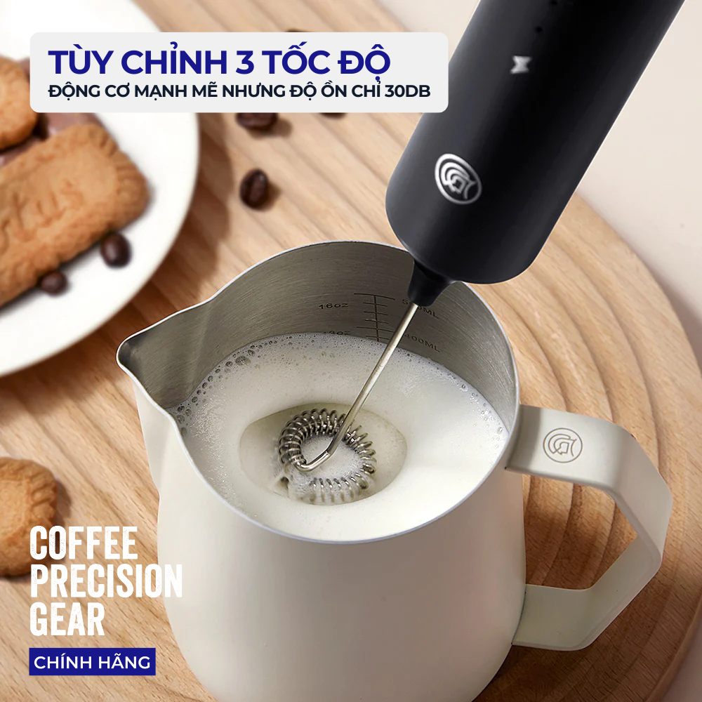 Máy Đánh Bọt Sữa zeroHero - DualWhisk Foamer