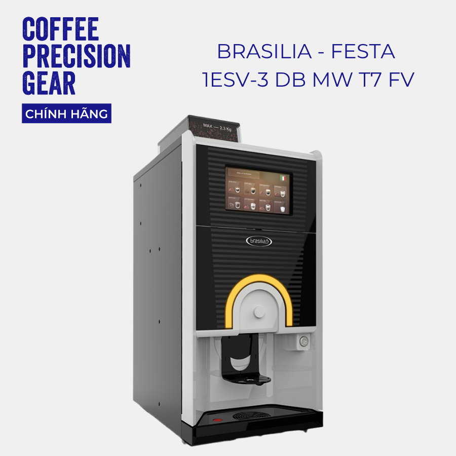 Máy Pha Cà Phê Tự Động Chuyên Nghiệp Brasilia - Festa 1ESV-3 DB MW T7 FV