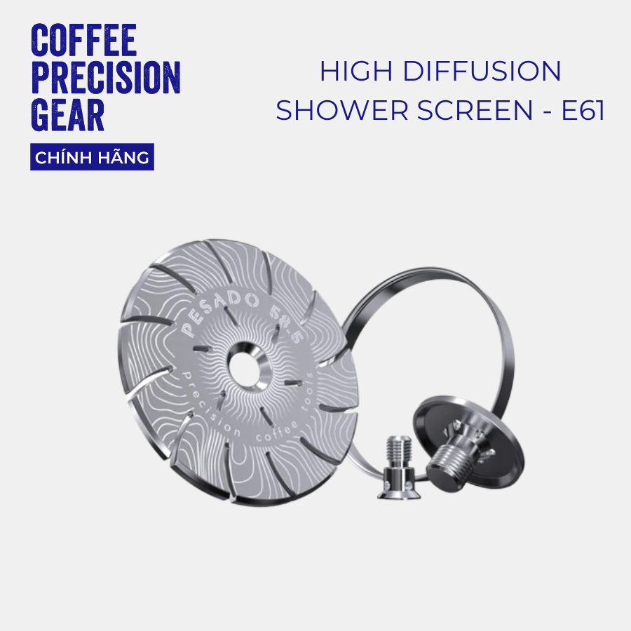 Lưới Khuếch Tán Nước Pesado - High Diffusion Espresso Shower Screen E61