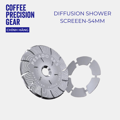 Lưới Khuếch Tán Nước Bằng Thép Không Gỉ Pesado - High Diffusion Espresso Shower Screen EX54HD Breville 54mm