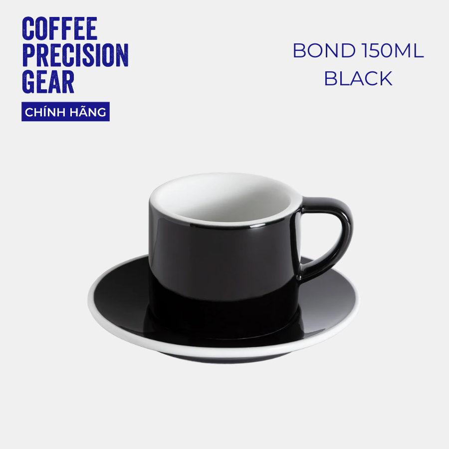 Cốc Sứ, Ly Sứ Uống Cà Phê Cao Cấp Có Quai 150ml Loveramics - Espresso Cup - Màu Basic - Bond