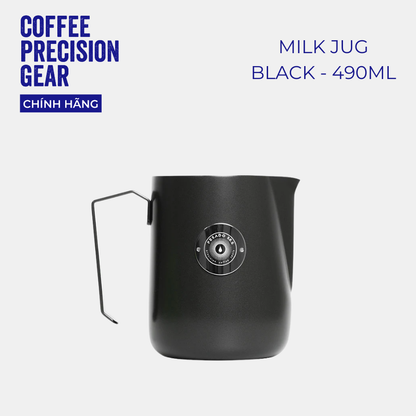 Ca Đánh Sữa 490ml Màu Đen- Pesado - Milk Jug Black