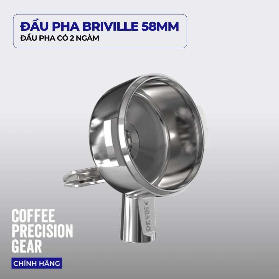 Tay Pha Cà Phê Có Vòi Breville 58mm Pesado - HYBRID Double Spouted Portafilter