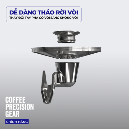 Tay Pha Cà Phê Có Vòi Breville 58mm Pesado - HYBRID Double Spouted Portafilter