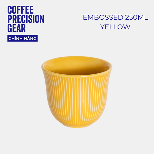 Ly Sứ Cao Cấp, Phù Hợp Capuchino/Latte Art Loveramics - Embossed Tasting Cup 250ml